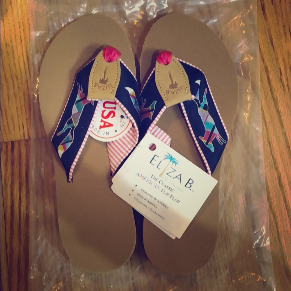 Eliza B preppy fox summer sandals